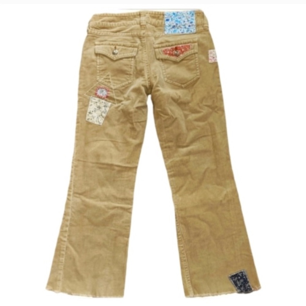 Younique Corduroy Patchwork Pants. Size 13. Tan. Never Worn